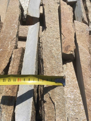 Горбушка златолит золотистый для облицовки купить в Рузе