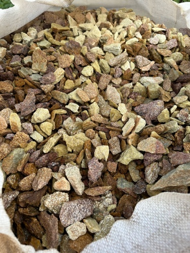 Златолит персиковый декоративная каменная крошка купить в Рузе