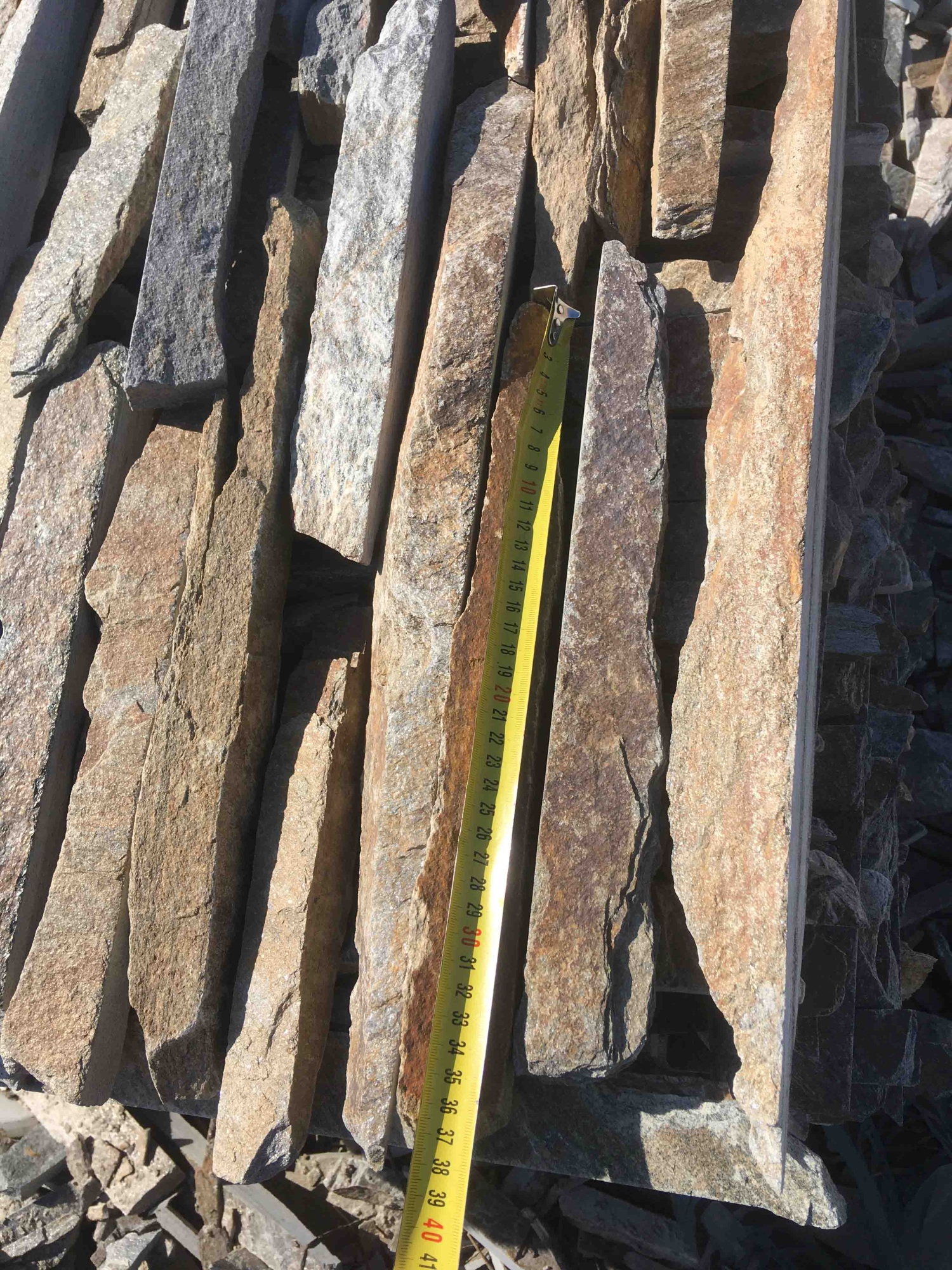 Горбушка златолит мультиколор для облицовки купить в Рузе