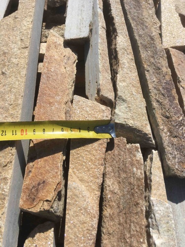 Горбушка златолит золотистый для облицовки купить в Рузе