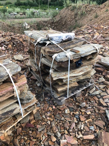 Плитняк кора дерева 50-100мм для пошаговых дорожек купить в Рузе