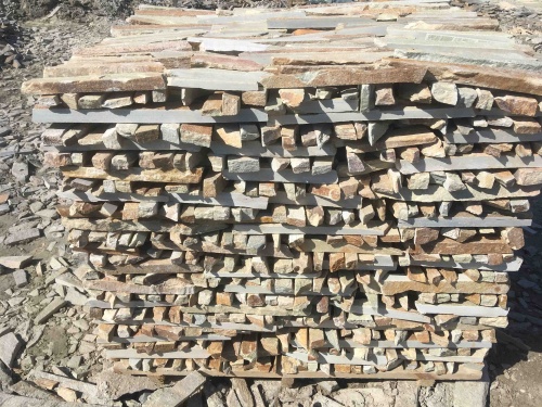 Горбушка златолит золотистый для облицовки купить в Рузе