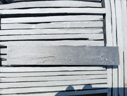 Плитка чёрная из натурального камня фасадная 30 см * 5 см, толщина 7 мм -30 мм купить в Рузе