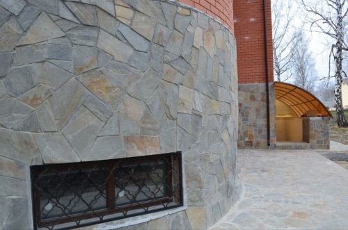 Плитняк златолит Уральский  для фасада купить в Рузе